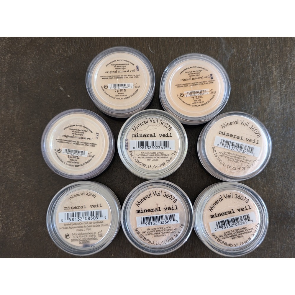 8 BareMinerals Mineral Veil .06 oz #36078 Loose Powder Sealed (Read Description)